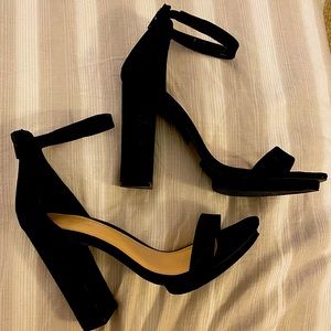 Black heels